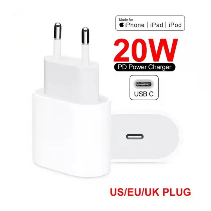 Fonte Usb Tipo-c 20w Turbo Compativel Iphone/ipad Se 8 X Xr Xs 11 12 13 14 15 Pro Max