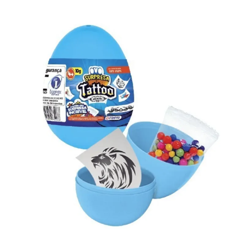 Ovo Surpresa Fampar Tatoo Menino Tutti Frutti 10g