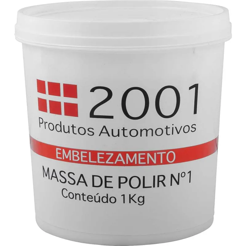 Massa de polir para autos nº 1 1 kg - 2001 - 2001 - Químicos