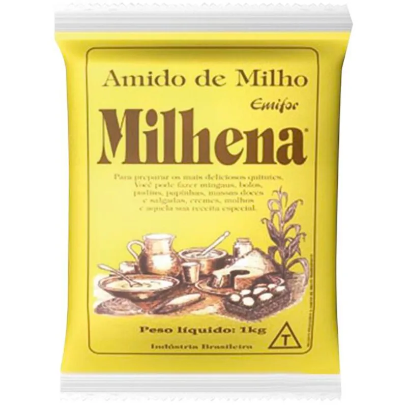 Amido de Milho Milhena 1kg