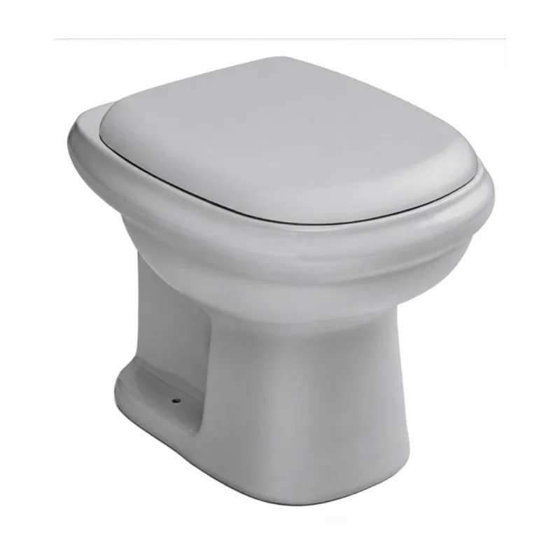 Kit Vaso Sanitário Convencional Saída Vertical Sabatini Icasa Kit Vaso Sanitário Convencional Saída Vertical Sabatini Cinza Icasa