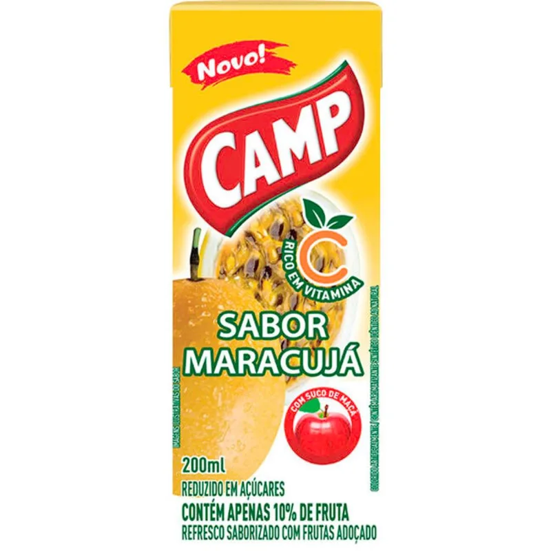 Refresco Líquido Camp Maracujá 200ml