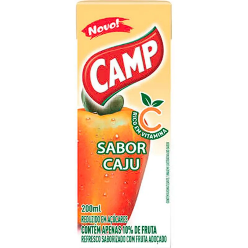Refresco Líquido Camp Caju 200ml