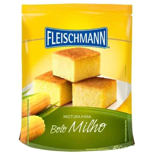 Mistura Bolo Fleischmann Milho - AB BRASIL - Mercearia