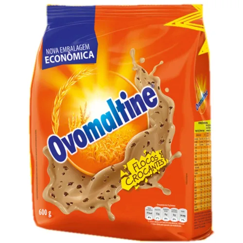 Achocolatado Flocos Crocantes Chocolate Ovomaltine Pacote 600g - OVOMALTINE - Mercearia