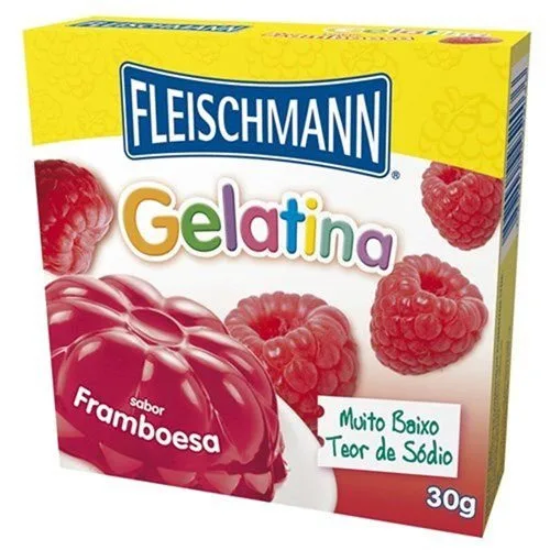 Gelatina Framboesa Fleischmann - FLEISCHMANN