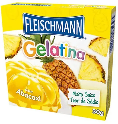 Gelatina Fleischmann Abacaxi - FLEISCHMANN