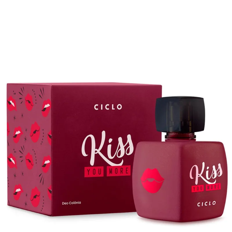 Perfume Feminino Kiss You More Deo Colônia 100ml "Caixa" QHS - Ciclo