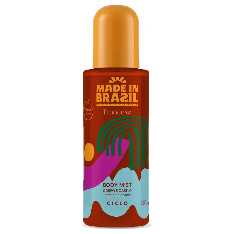 Body Splash Corpo e Cabelo Ciclo Made In Brazil Trancoso 200ml