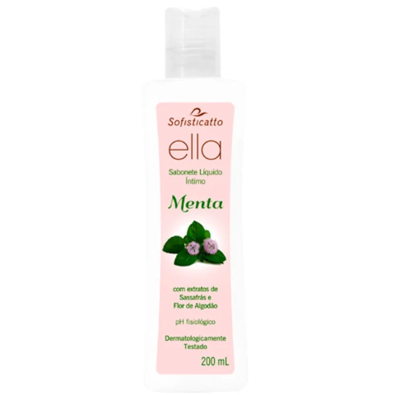 Sabonete Líquido Íntimo Ella - Menta- Sofisticatto