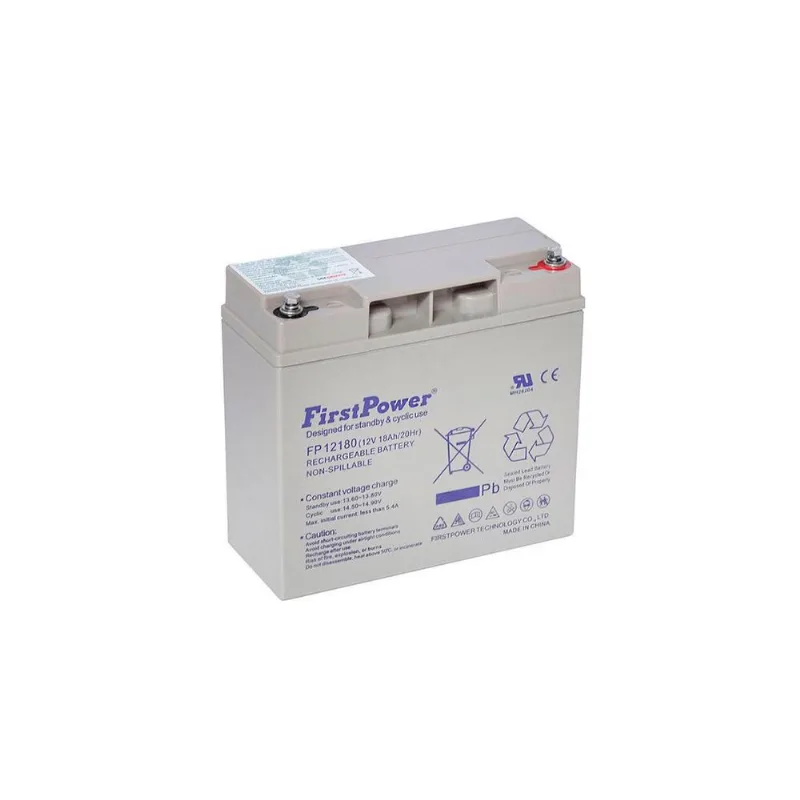 Bateria Secpower Fp 12-180 - 12v 18,0ah Livre Manutenção