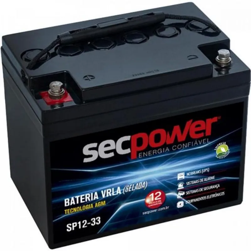 Bateria Selada 12v/33a Sec Power