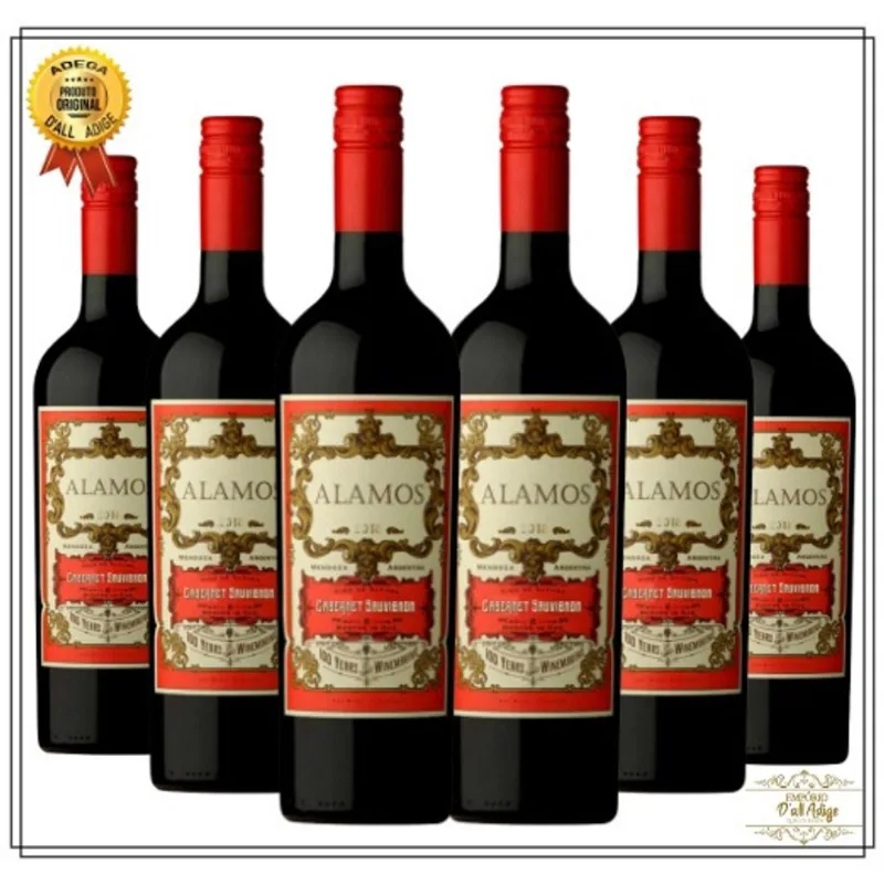 Kit 6 Vinhos Alamos Cabernet Sauvignon