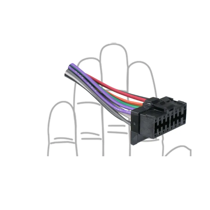 Chicote Macho para Rádio Automotivo Pioneer 1350 1450 16 vias Anxt
