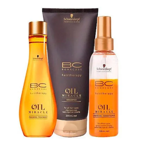 Bonacure Kit Terapia Ambar Oil Miracle Normal/fino - Higiene E Beleza