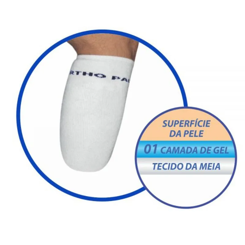 SG701 - Meia Universal C/Gel P/Coto Amputado Tam: P