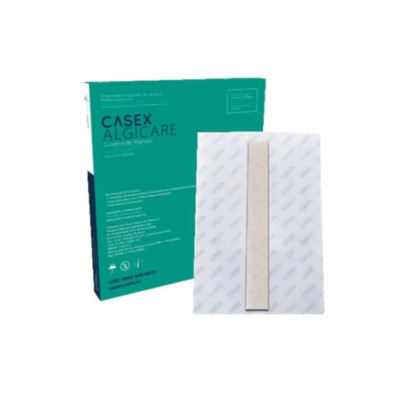Curativo De Alginato Com Prata 02cmx30cm (unidade) Casex