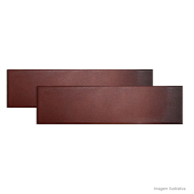 Revestimento 6,5x26cm ferrugem Pierini