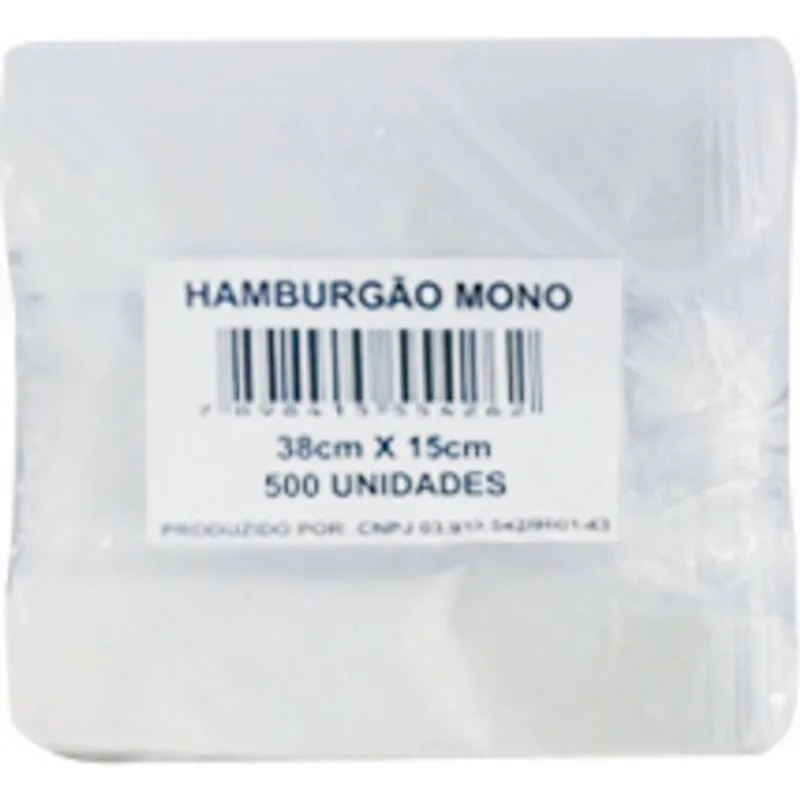 Saco de Papel para Hamburgão Magia Paper 500 un