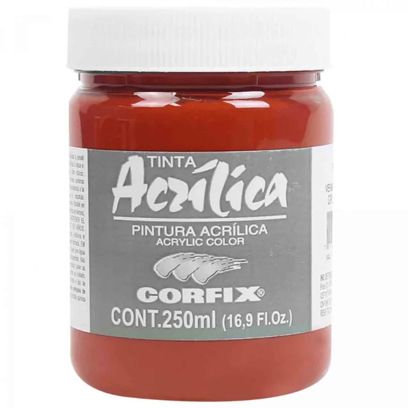Tinta Acrilica Corfix G1 166 Vermelho Veneza 250ml