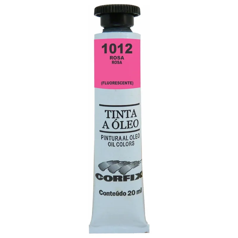 Tinta Oleo Corfix Fluorescente 1012 Rosa 20ml