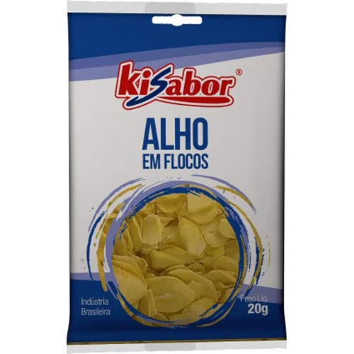 ALHO EM FLOCOS KISABOR - KISABOR - Hortaliças E Tubérculos