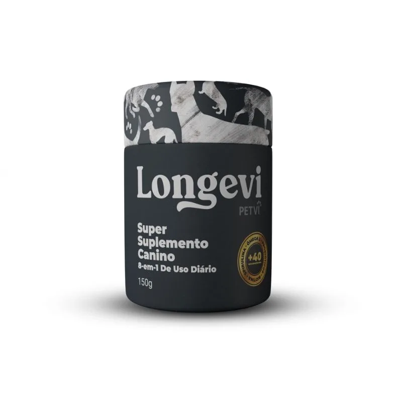 Longevi em Pó Petvi 150g - Petvi - Bem-estar