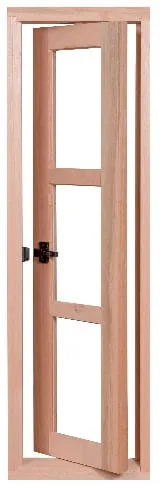 JANELA PIVOTANTE VIDROS QUADRICULADOS EUCALIPTO 30 X 100 X 9,4 - Rondosul - Portas E Janelas