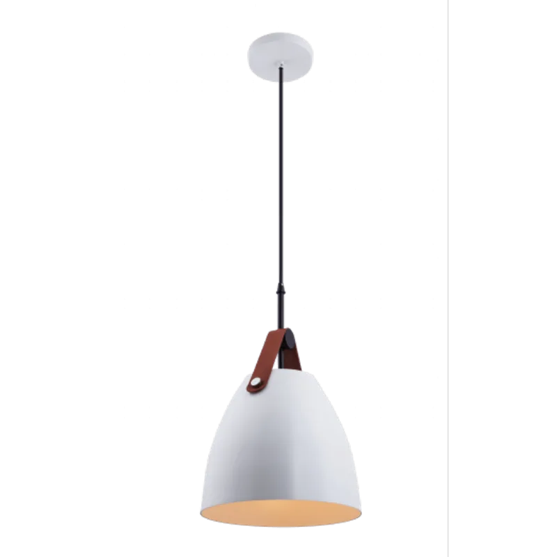 Pendente RPX Couro Mini Branco Startec