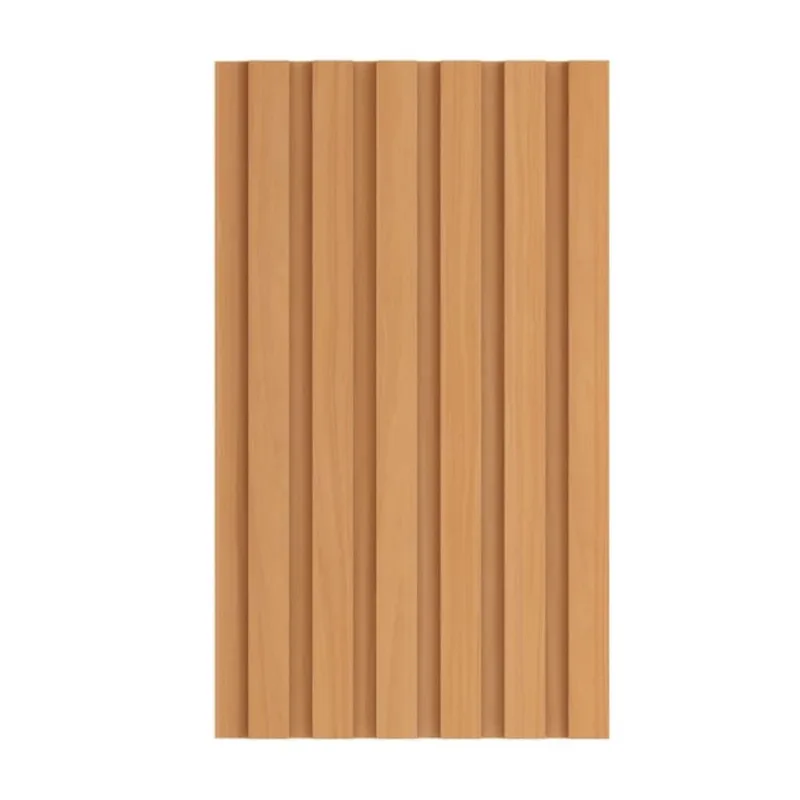 Painel Ripado MDF Eucatex Painel Ripado MDF Resistênte à Umidade Peroba Rosa cx c/ 6 Pçs 0,75m2
