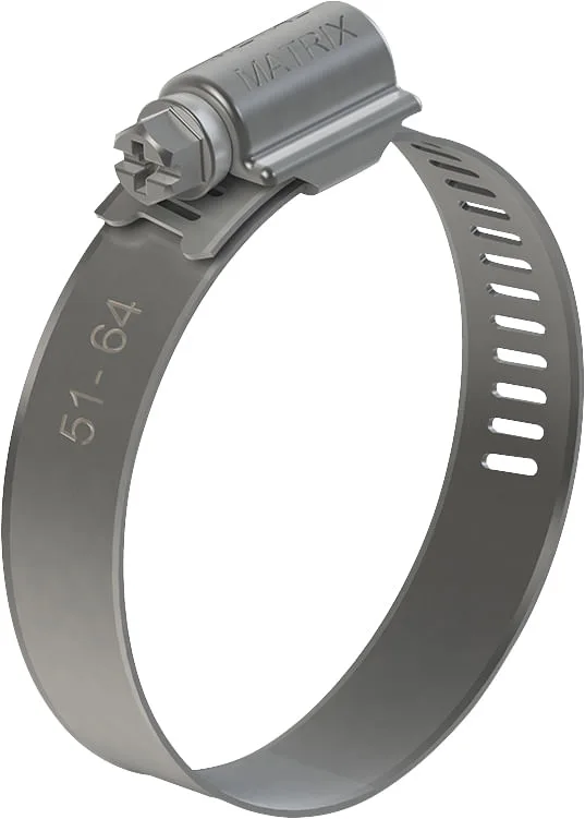 Abraçadeira rosca sem fim 57mm a 76mm fita 14mm com 10 peças METALMATRIX - METALMATRIX - Mangueiras