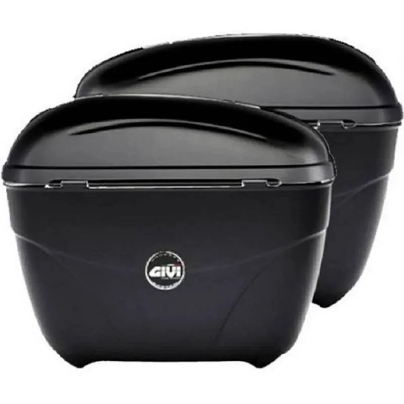 Baú Lateral Givi E-21n Cruiser Monokey Preto (par) - 21 Litros