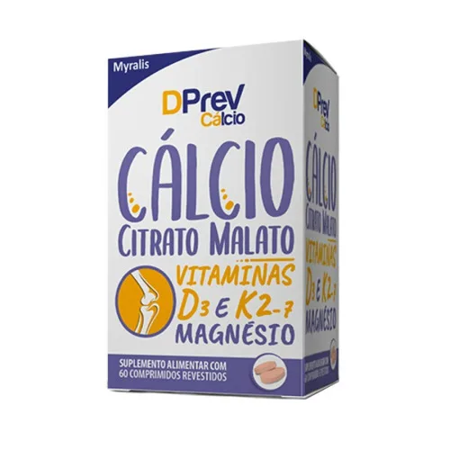 DPREV CÁLCIO MYRALIS 60 COMPRIMIDOS - Dprev - Vida Saudável
