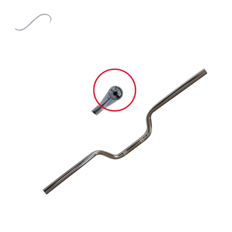 Guidão Guidon Fazer 250 Cromado c/ Peso Interno e Parede 2mm