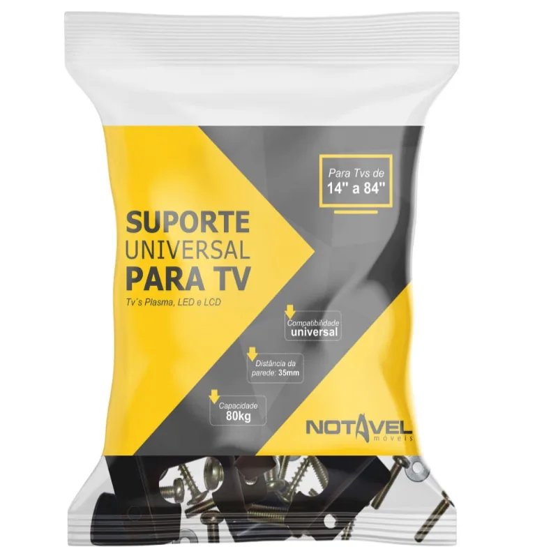 Suporte para Tv Led Lcd Plasma 14 a 84 polegadas Universal Notável