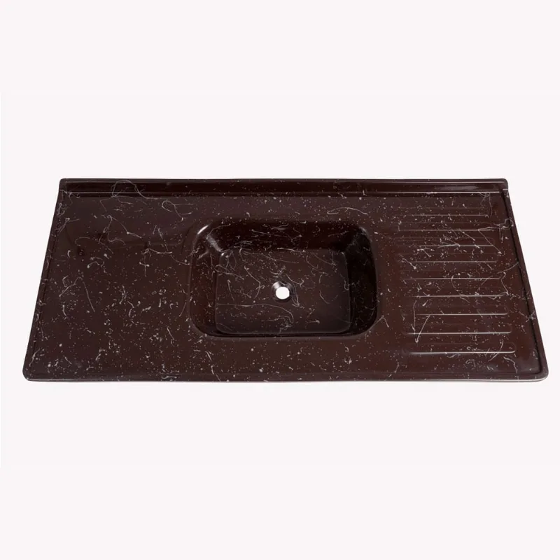 Pia 1,20Mt Marmorite Tabaco Fiberblu
