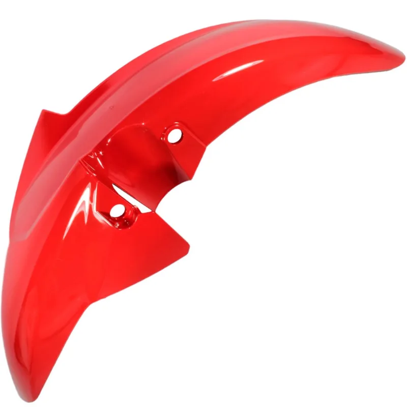 Paralama dianteiro CG125 Fan 2014 a 2018 CG150 Fan Titan Start 2014 a 2015 CG160 Fan Titan Start 2016 em diante vermelho