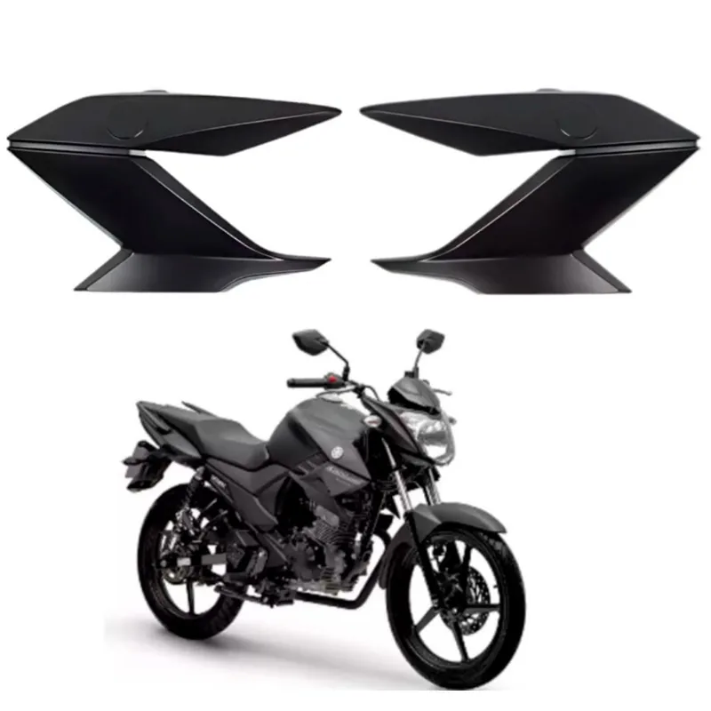 Aba Do Tanque Sportive Moto Fazer 150 2022 A 2024 Preto Fosco (MP)