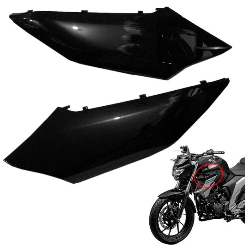 Aba Do Tanque Sportive Moto Fazer 250 2018 A 2021 Preto (MP)