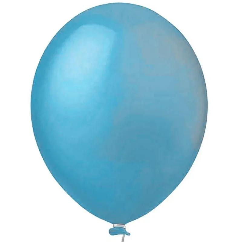 Balão De Látex Prime Azul Claro - 12 Polegadas - 25 Unidades