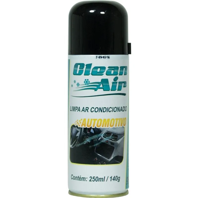 Limpa Ar Condicionado Automotivo Clean Air 140g/250ml Implastec.