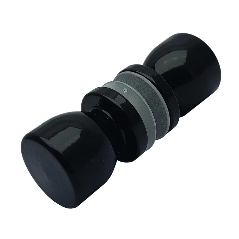 Puxador Para Box De Aluminio Taça Preto