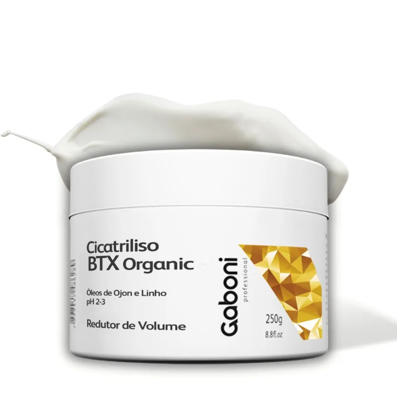 Btx Organic Redutor de Volume Cicatriliso 250g Blend de Ácidos e Óleos Gaboni