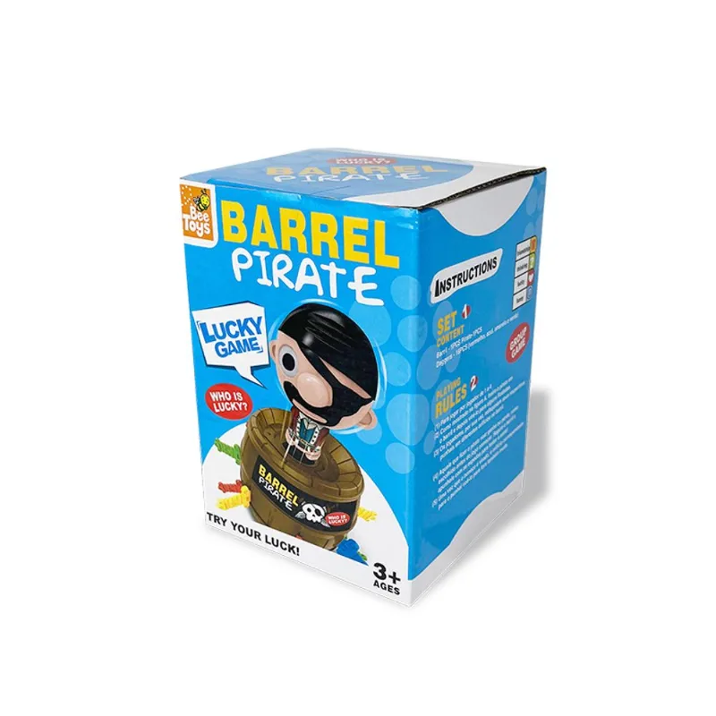 Jogo Bee Toys Barril Pula Pirata un