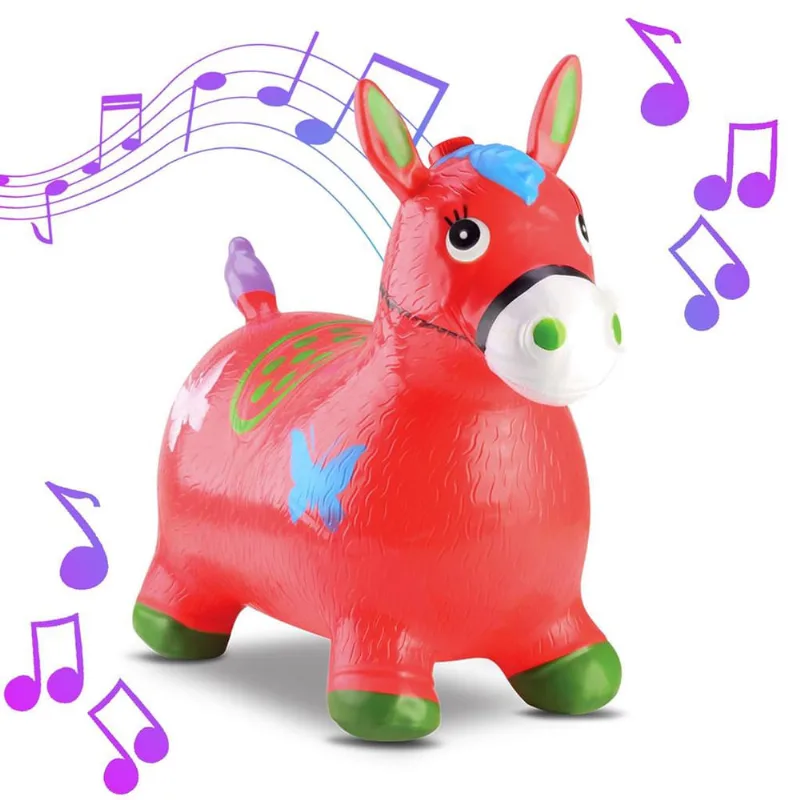 Upa-upa Cavalinho Com Som Brinquedo Infantil Bebês - Bee Toys