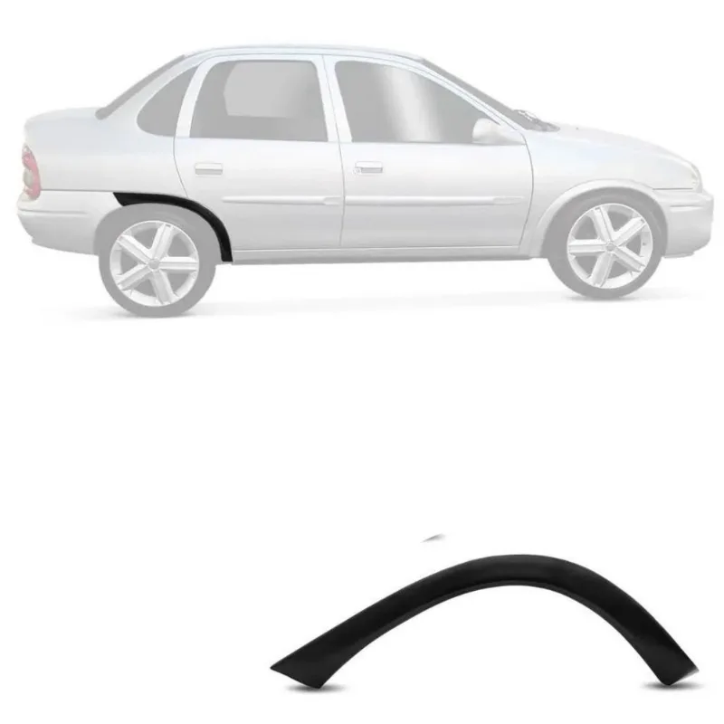 Moldura Do Paralama Traseiro Direito Corsa Sedan Wagon 1994 1995 1996 1997 1998 99 2000 01 02 03 04 05 06 07 08 09 2010