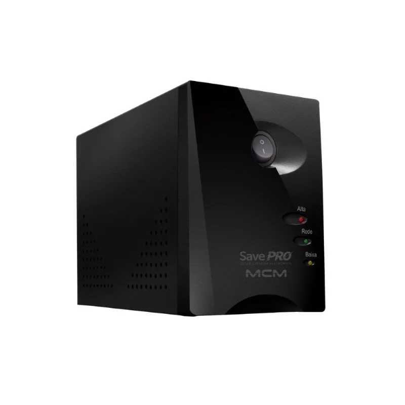 Estabilizador Mcm 700va Save Pro Bivolt/115v Est0012 Preto