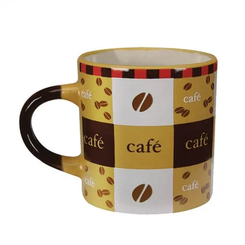 Caneca Yangzi Porcelana Dec Pilao - PILAO