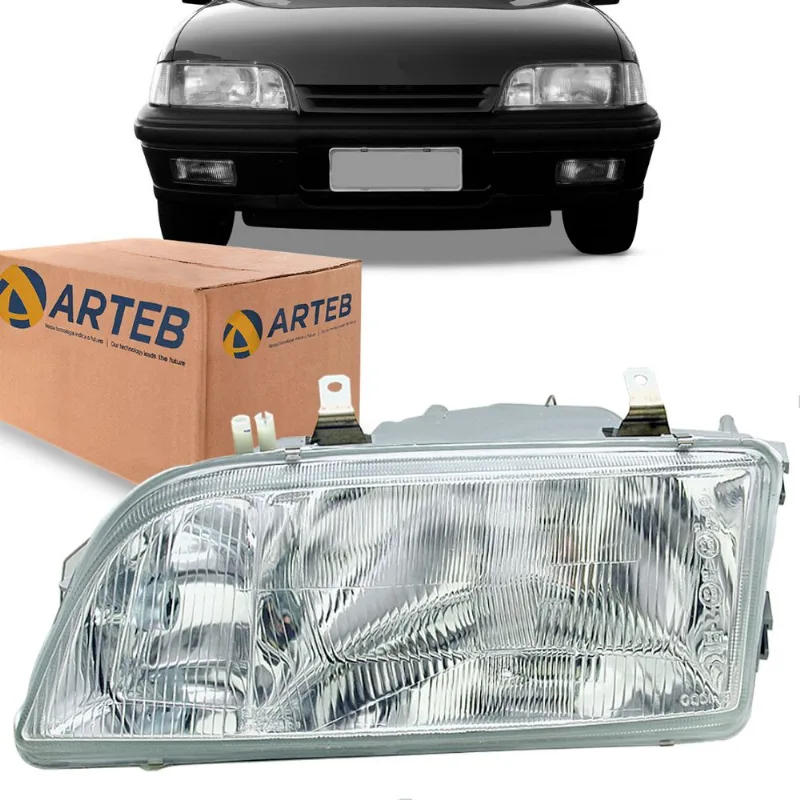 Farol Monza Monza Classic 1991 92 93 94 95 1996 com Auxiliar Arteb Esquerdo