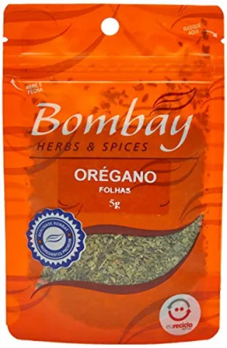 Oregano Bombay 5 G - BOMBAY - Mercearia